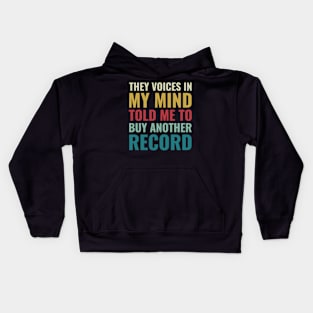 Buy another Record Funny Vinyl Lover Retro LP Collector Kids Hoodie